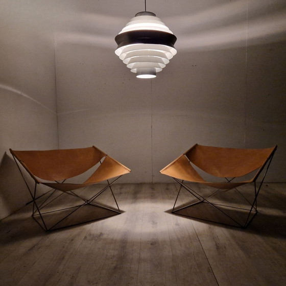 Image 1 of Set van 2 F675 loungestoelen door Pierre Paulin voor Artifort, Nederland 1960s