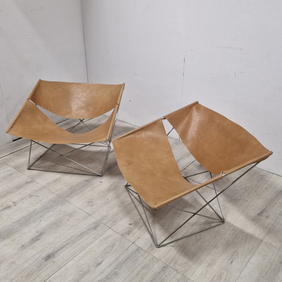 Image 1 of Set van 2 F675 loungestoelen door Pierre Paulin voor Artifort, Nederland 1960s