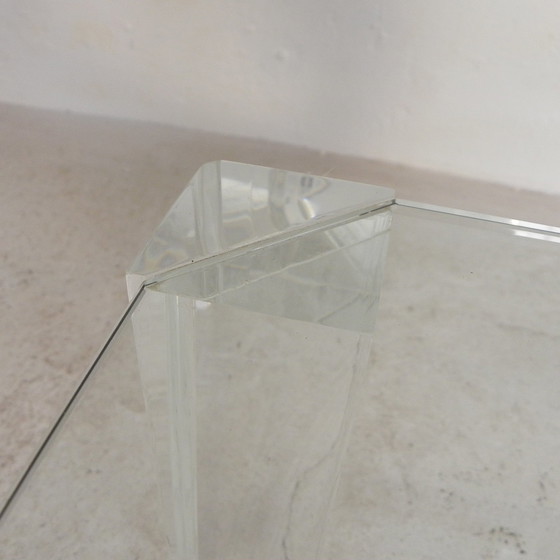 Image 1 of Glazen Tafel Met Acrylaat Poten, Bor Design, Jaren 90
