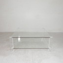 Glazen Tafel Met Acrylaat Poten, Bor Design, Jaren 90