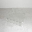 Glazen Tafel Met Acrylaat Poten, Bor Design, Jaren 90