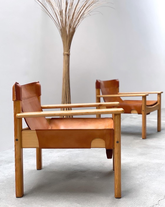 Image 1 of 2x Karin Mobring Voor IKEA "Natura" fauteuil 1970