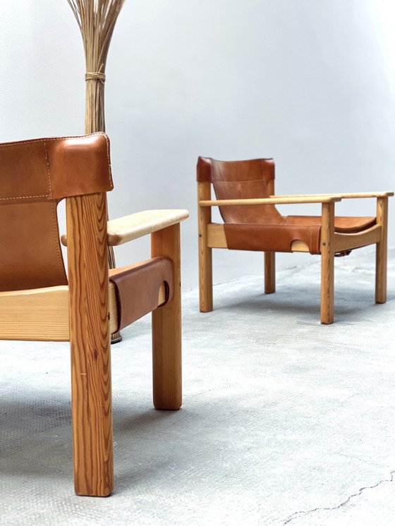 Image 1 of 2x Karin Mobring Voor IKEA "Natura" fauteuil 1970