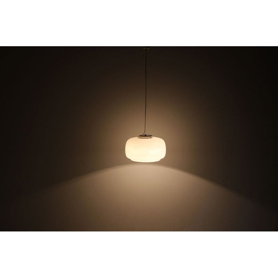 Image 1 of Vintage glazen hanglamp van Napako, Tsjecho-Slowakije 1960