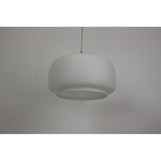 Image 1 of Vintage glazen hanglamp van Napako, Tsjecho-Slowakije 1960