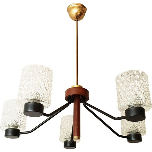 Vintage kroonluchter, Scandinavisch 1960