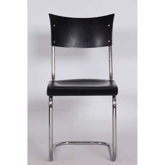 Image 1 of Vintage Bauhaus bureau en stoel door R. Slezak, Tsjechië 1930