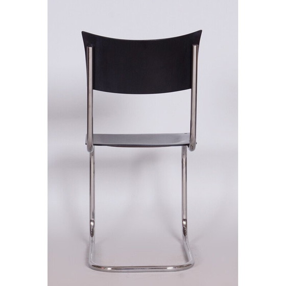 Image 1 of Vintage Bauhaus bureau en stoel door R. Slezak, Tsjechië 1930