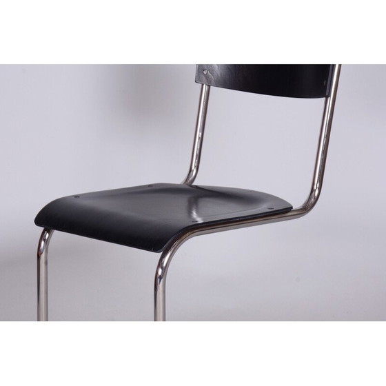 Image 1 of Vintage Bauhaus bureau en stoel door R. Slezak, Tsjechië 1930