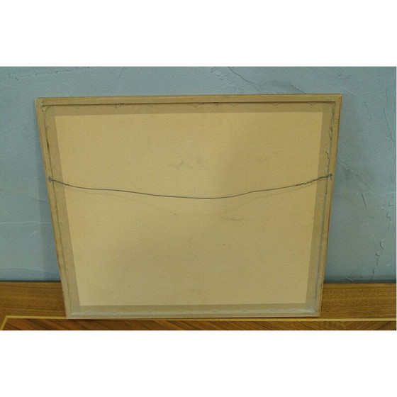 Image 1 of Scandinavische abstracte ets van Sven Bunnel, 1950