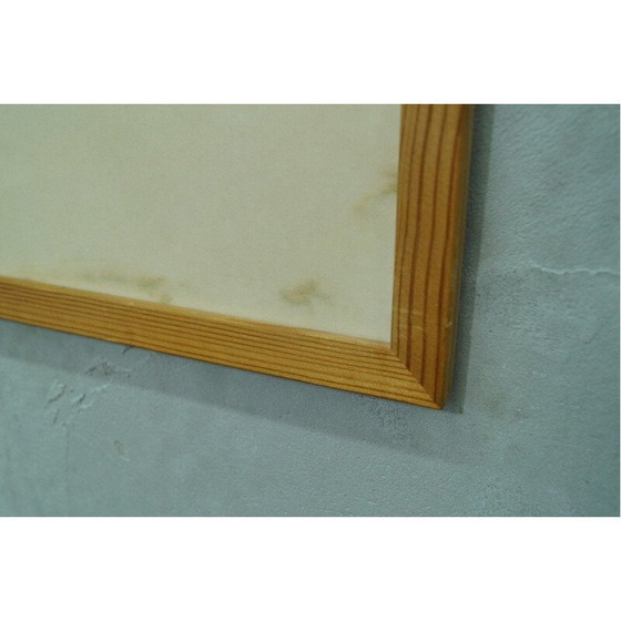 Image 1 of Scandinavische abstracte ets van Sven Bunnel, 1950