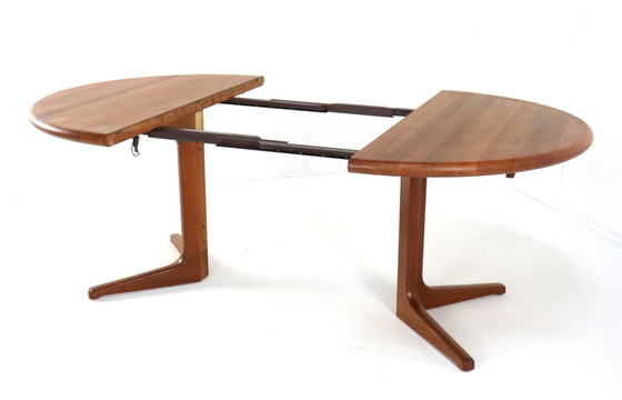 Image 1 of Glostrup Ronde 2X Verlengbare Eettafel 'Kappendrup' Vintage
