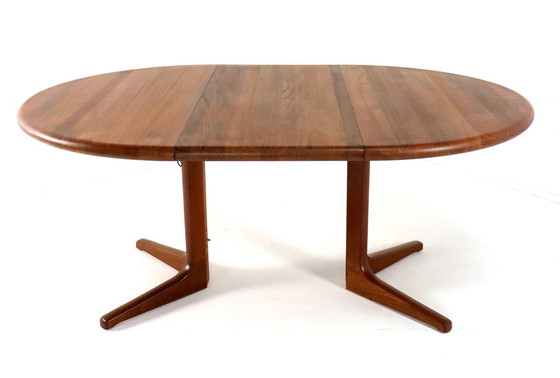 Image 1 of Glostrup Ronde 2X Verlengbare Eettafel 'Kappendrup' Vintage