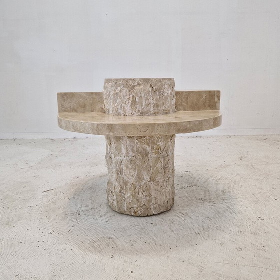 Image 1 of Vintage Mactan stenen salontafel door Magnussen Ponte, 1980