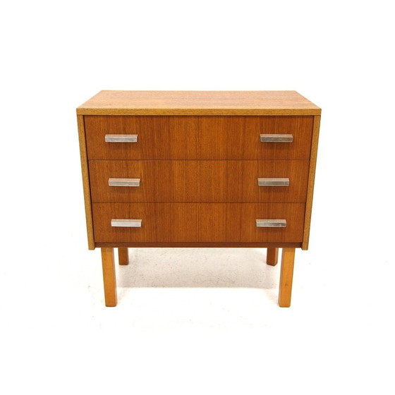 Image 1 of Vintage ladekast van teak en beuken, Zweden 1960