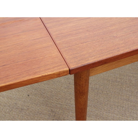 Image 1 of Vintage Scandinavische eettafel met teakhouten verlengstukken