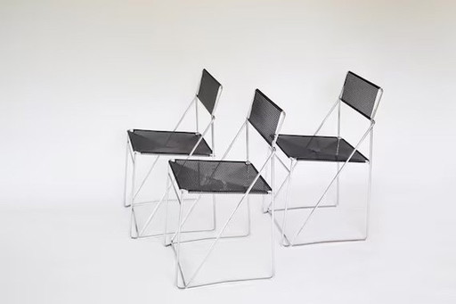 Originele Nils Jørgen Haugesen Draadstoelen, Set Van 4