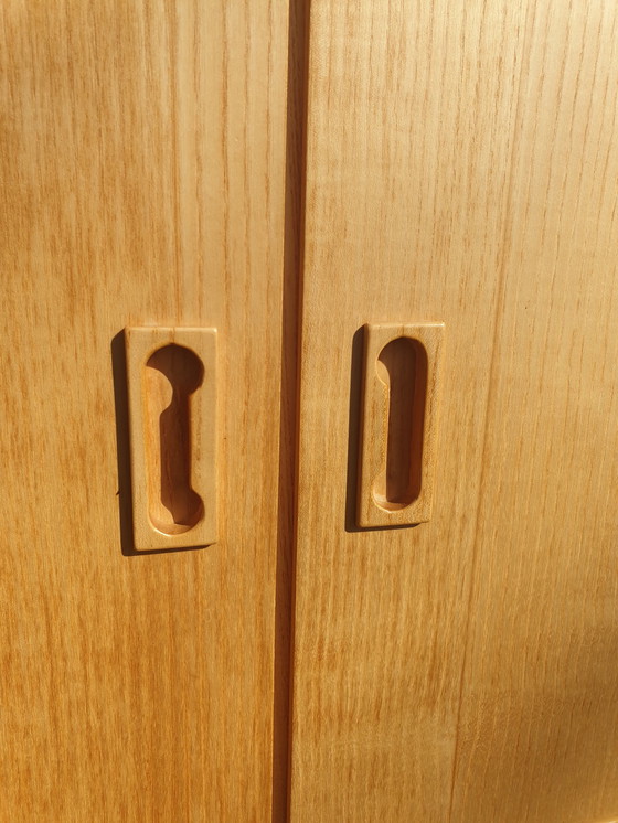 Image 1 of Vintage audiomeubel vinyl platen kast lowboard