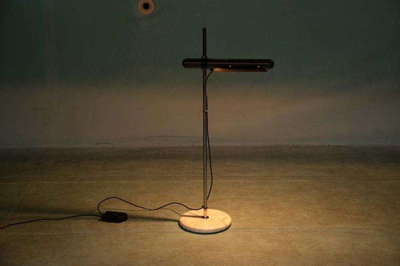 Image 1 of Minimalist vloerlamp Baltensweiler, midmod 70s floor lamp