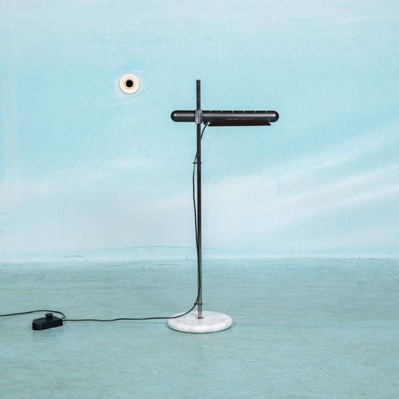 Image 1 of Minimalist vloerlamp Baltensweiler, midmod 70s floor lamp