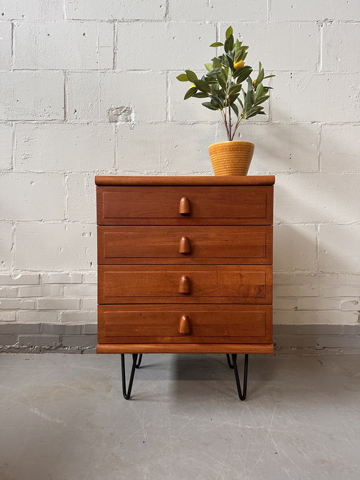 Vintage ladekast teak