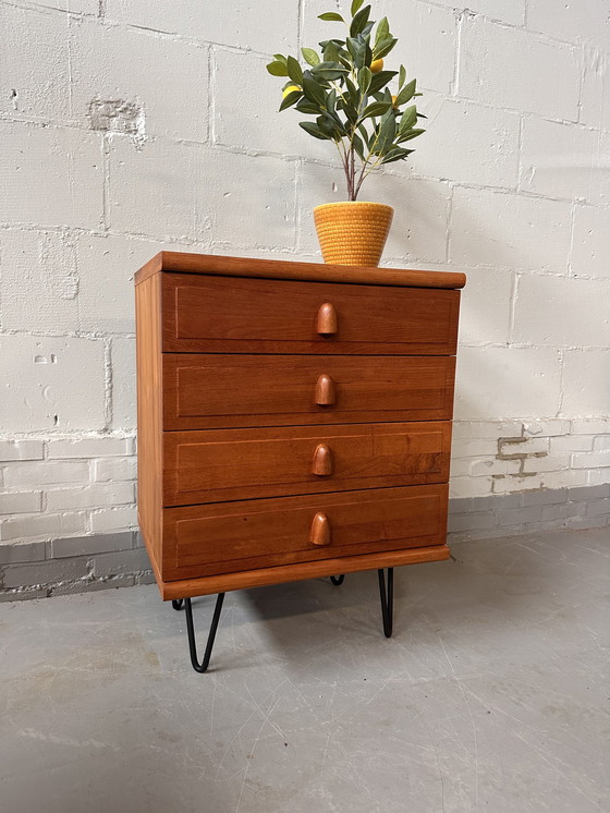 Image 1 of Vintage ladekast teak