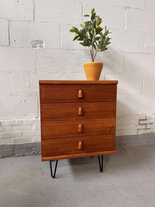 Vintage ladekast teak