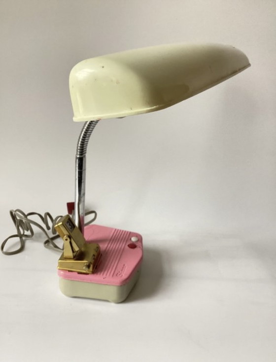 Image 1 of Vintage Japanse bureaulamp met kalender