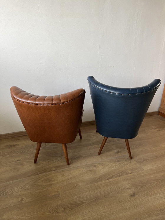 Image 1 of 2x Vintage Cocktail Fauteuils