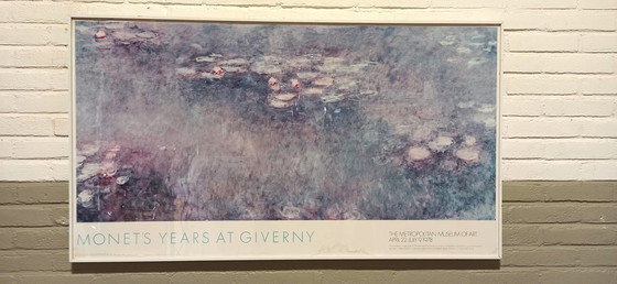 Image 1 of Claude Monet MET 1978 tentoonstellingsaffiche