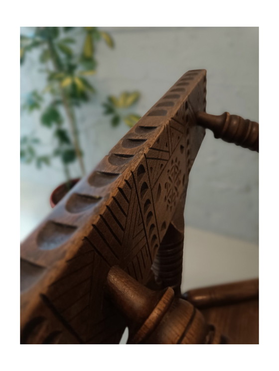 Image 1 of Arts&Crafts Swedish Oak Wooden Chair 1920/30'S