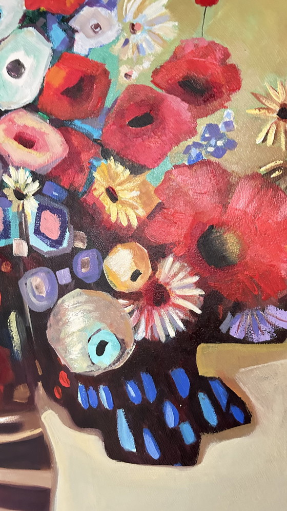 Image 1 of Abstracte gelukkige bloemen