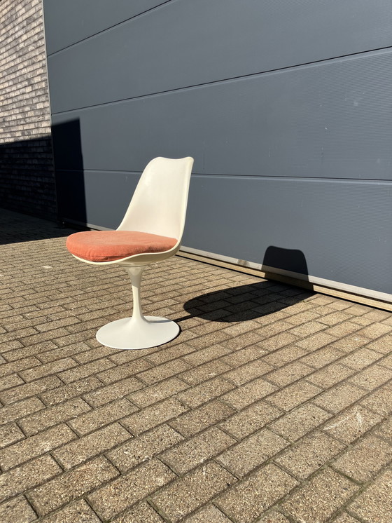 Image 1 of Originele Pivoterende Knoll Tulip Dining Chair Eero Saarinen