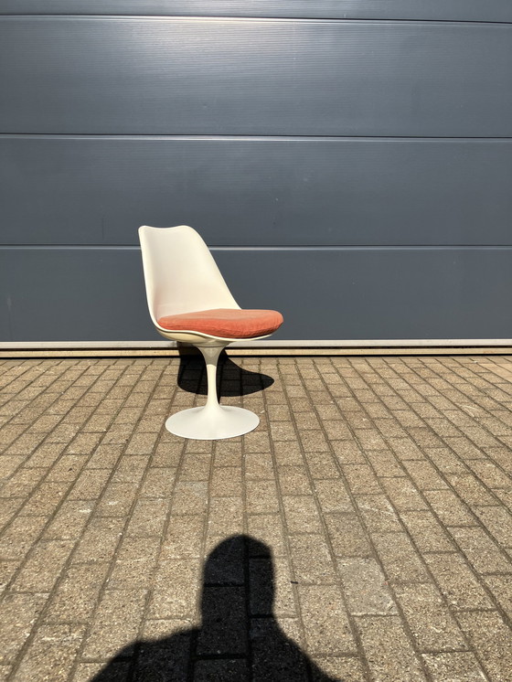 Image 1 of Originele Pivoterende Knoll Tulip Dining Chair Eero Saarinen