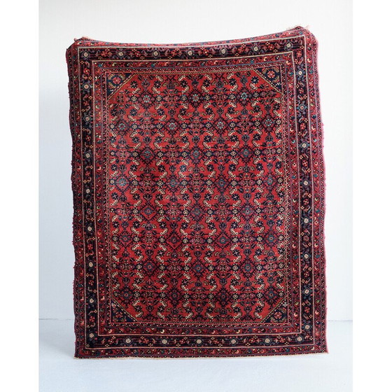 Image 1 of Vintage Perzisch handgeweven wollen tapijt, 1960