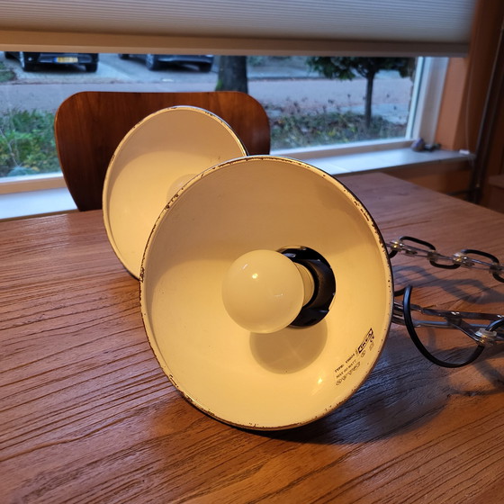 Image 1 of 2x Vintage Ikea Schaarlamp Chroom