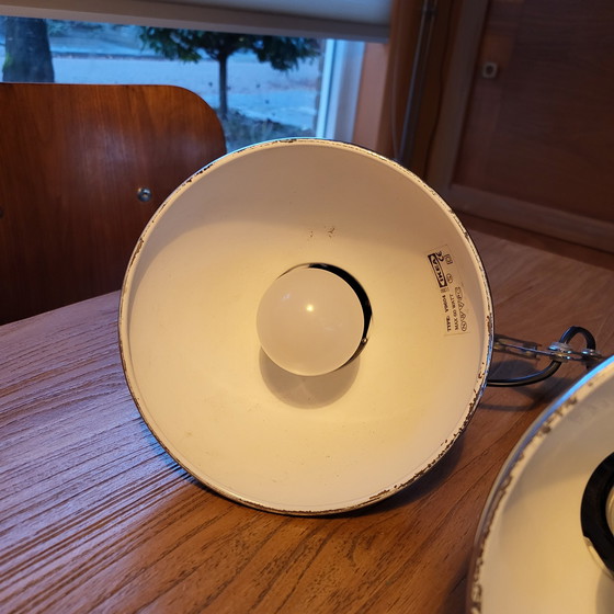 Image 1 of 2x Vintage Ikea Schaarlamp Chroom