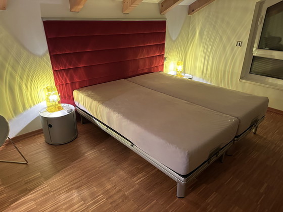 Image 1 of Röwa Genio bed met wanddecoratie vilt rood