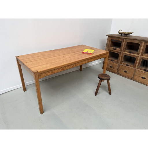 Vintage "Hongisto" grenen tafel van Ilmari Tapiovaara, jaren 1960