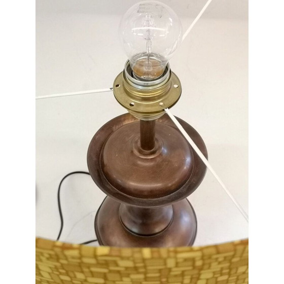 Image 1 of Paar vintage lampen in gepatineerd koper, 1970