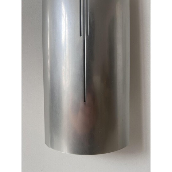 Image 1 of Paar vintage aluminium wandlampen van Roland Jamois, Frankrijk 1970