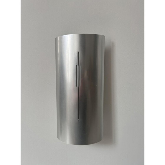 Image 1 of Paar vintage aluminium wandlampen van Roland Jamois, Frankrijk 1970