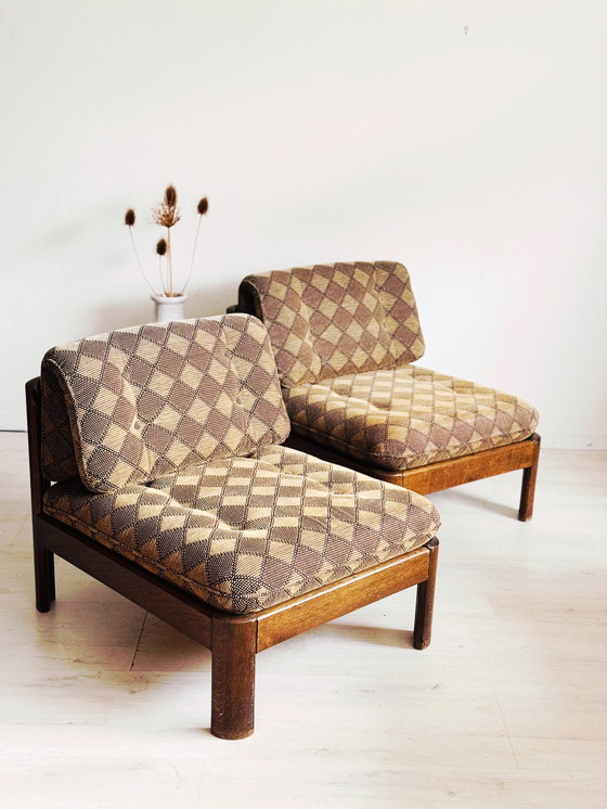 Image 1 of Vintage Design Lounge Fauteuils Jaren 70