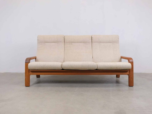 Vintage Midcentury Sofa 3-zits Teak Deens