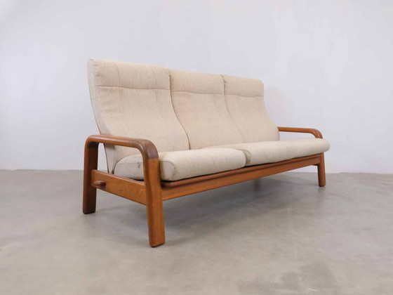 Image 1 of Vintage Midcentury Sofa 3-zits Teak Deens