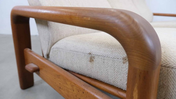 Image 1 of Vintage Midcentury Sofa 3-zits Teak Deens