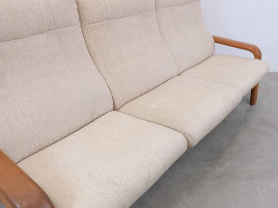 Image 1 of Vintage Midcentury Sofa 3-zits Teak Deens