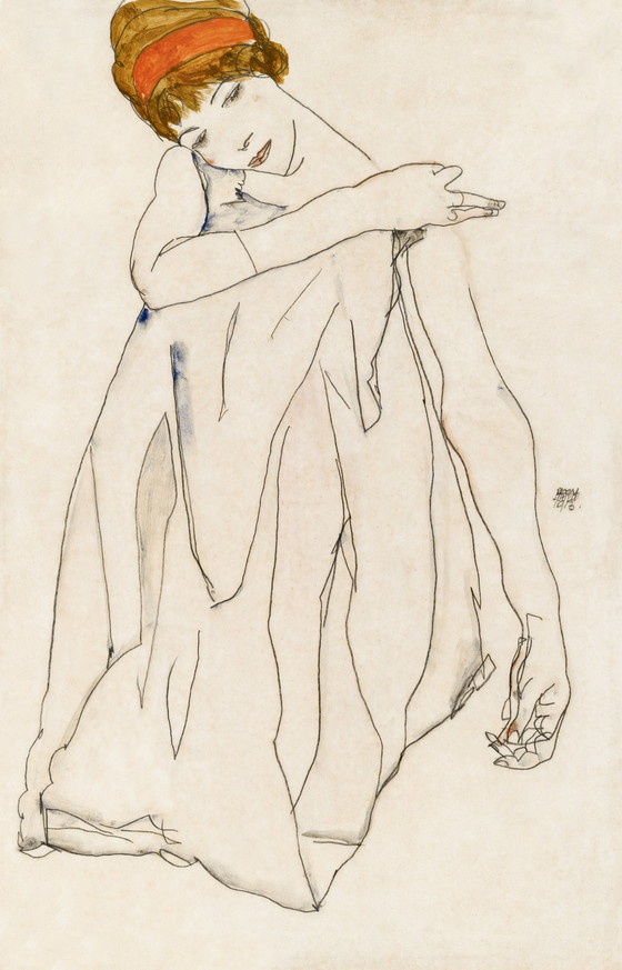 Image 1 of Egon Schiele  ----The Dancer