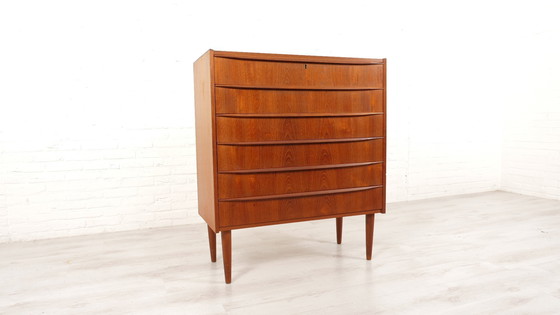 Image 1 of Vintage Deense Ladekast | Teak | 6 Lades | 105 Cm