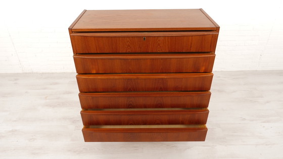 Image 1 of Vintage Deense Ladekast | Teak | 6 Lades | 105 Cm